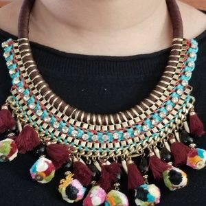 Boho Bib Statement necklace